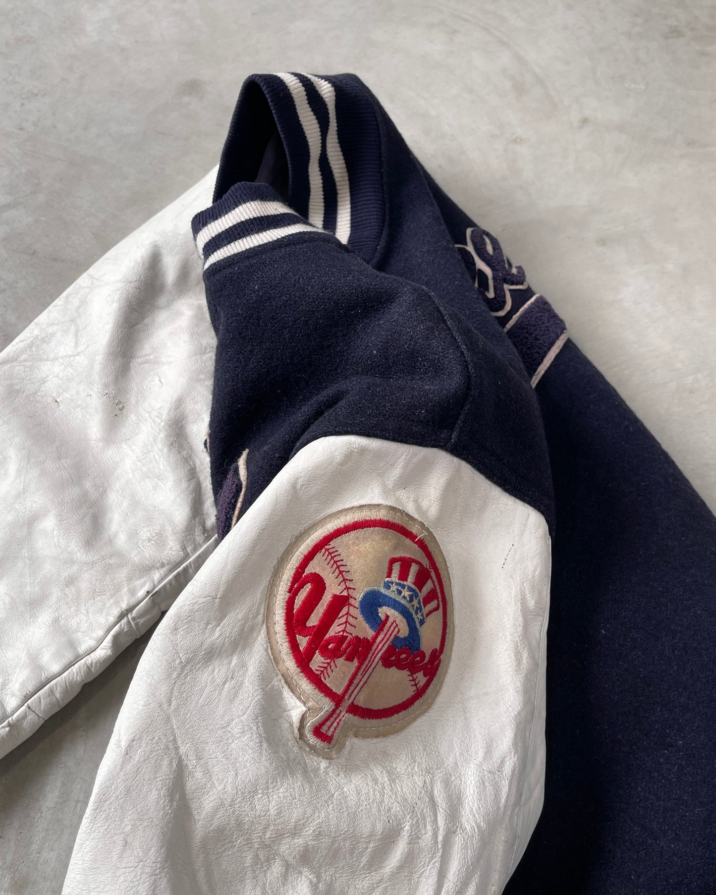 Vintage 80's MLB Newyork Yankees Varsity Jacket