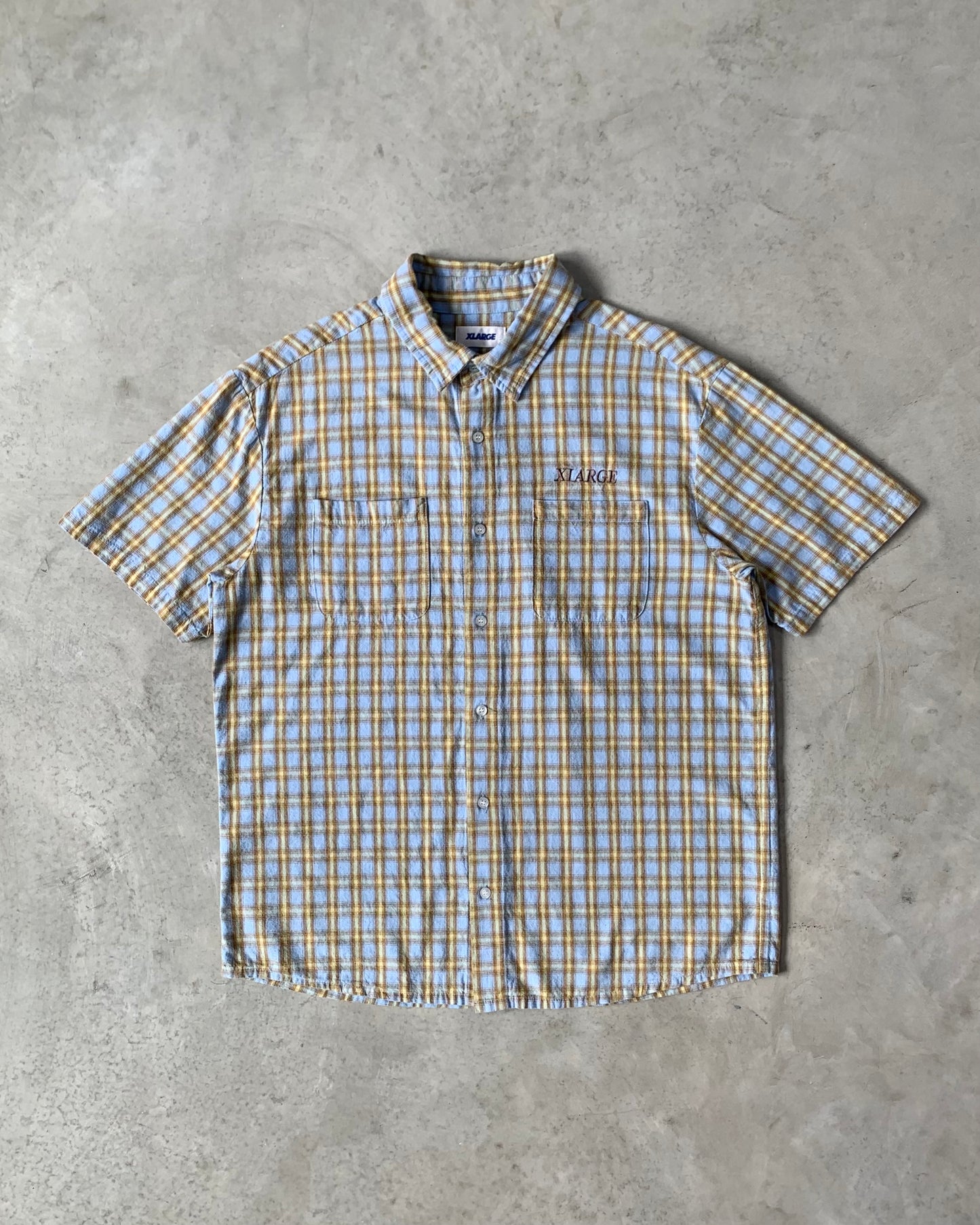 X-Large Plaid Cuban Shirt