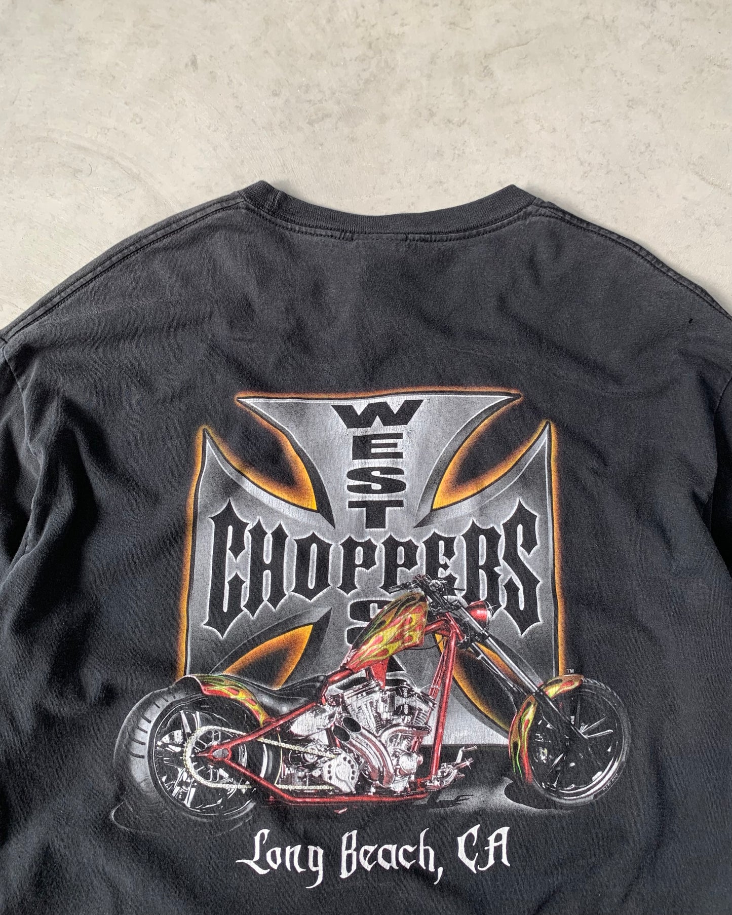 Vintage West Coast Chooper Long Sleeves Teeshirt