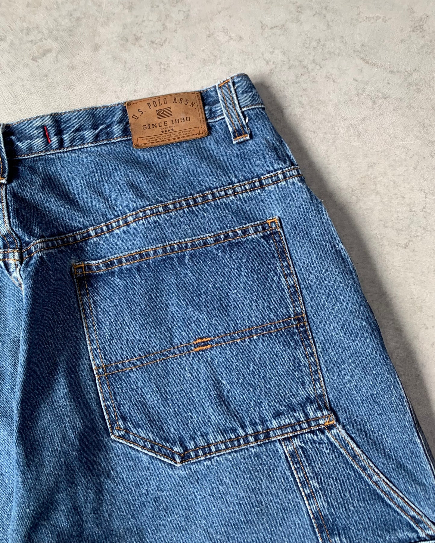 Us Polo Assn Carpenter Baggy Denim Short