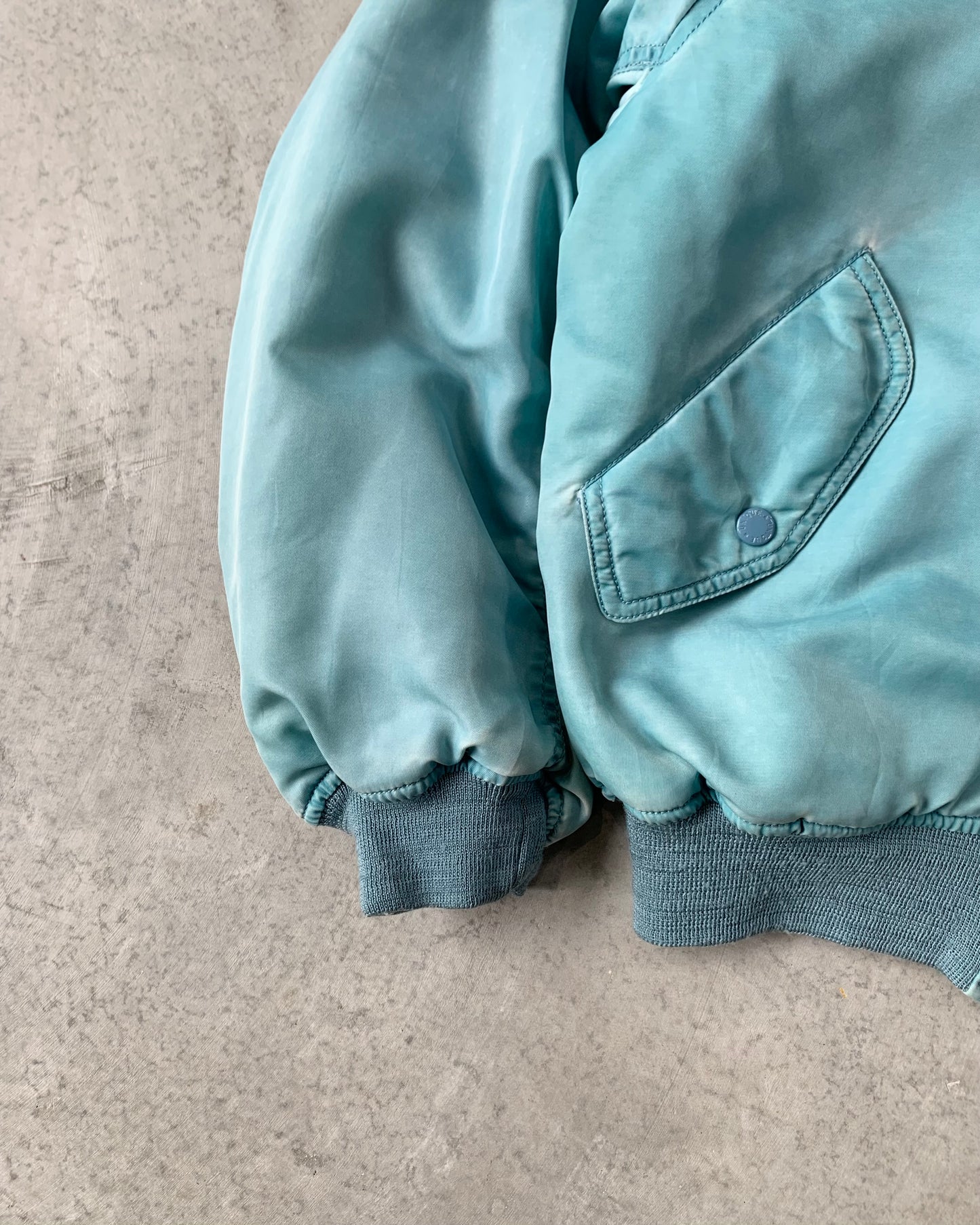 Vintage Uniqe Bomber Jacket / Carhartt Logo Custom