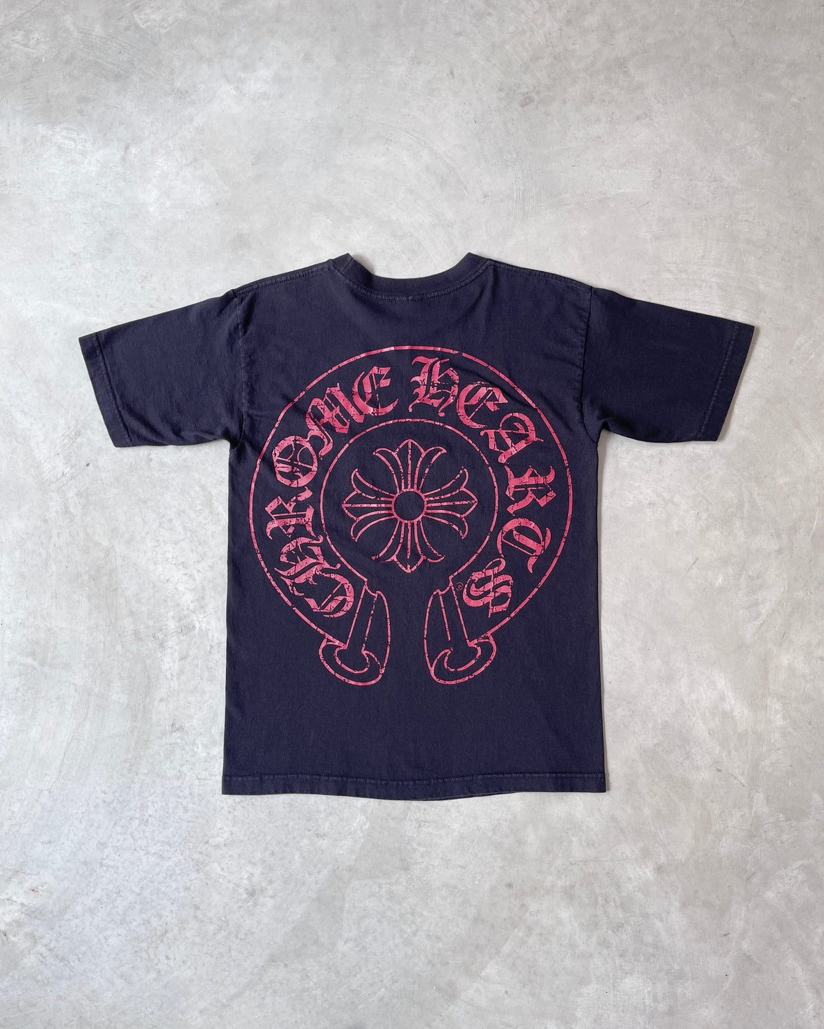 Vintage Chrome Hearts Red Horseshoe Teeshirt