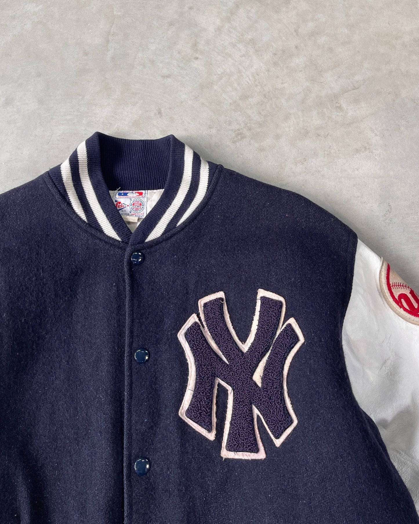 Vintage 80's MLB Newyork Yankees Varsity Jacket