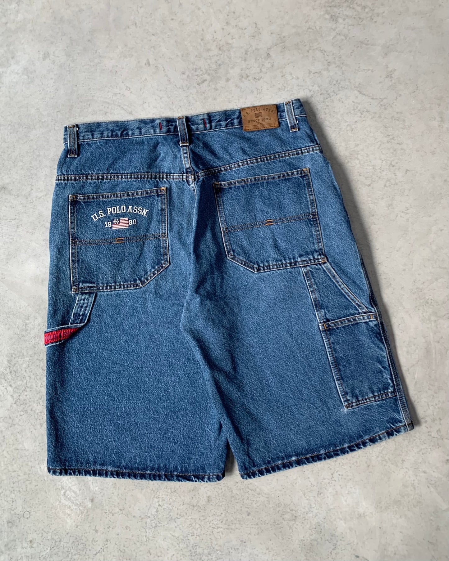 Us Polo Assn Carpenter Baggy Denim Short
