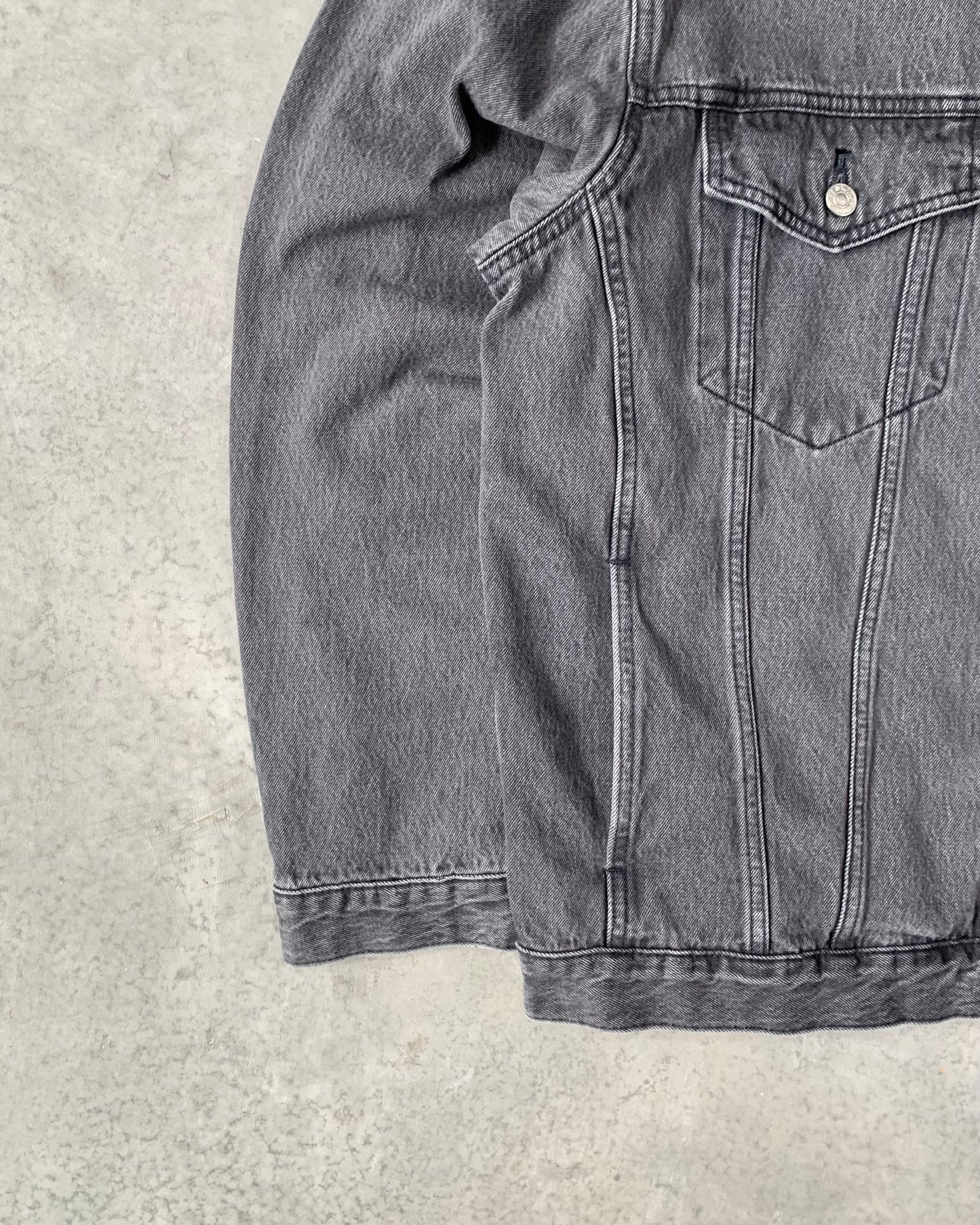 Edwin Faded Black Denim Jacket