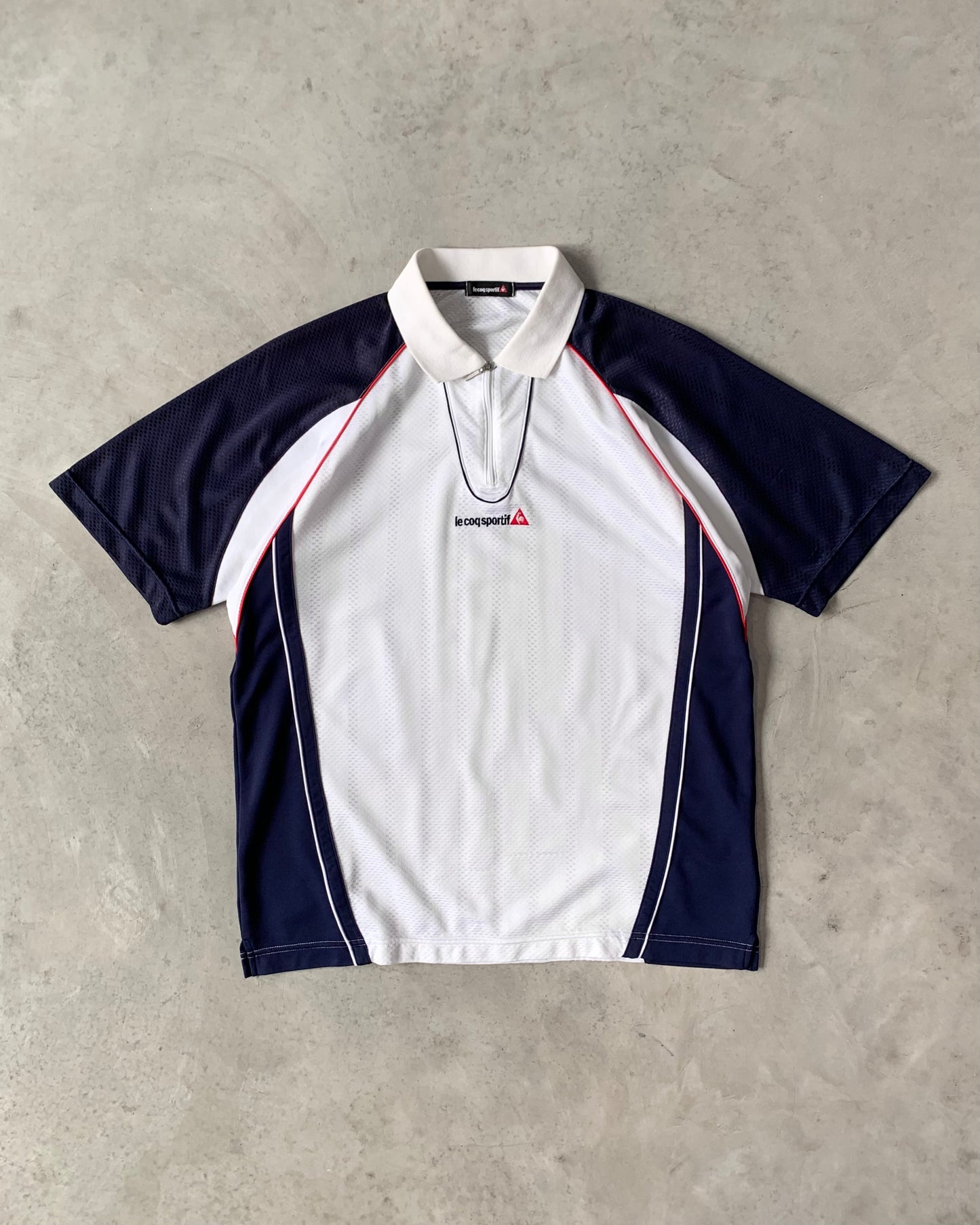 Lecoq Sportif Quarter Zip Poloshirt