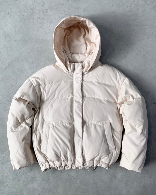 Japan White Cream Puffer Jacket