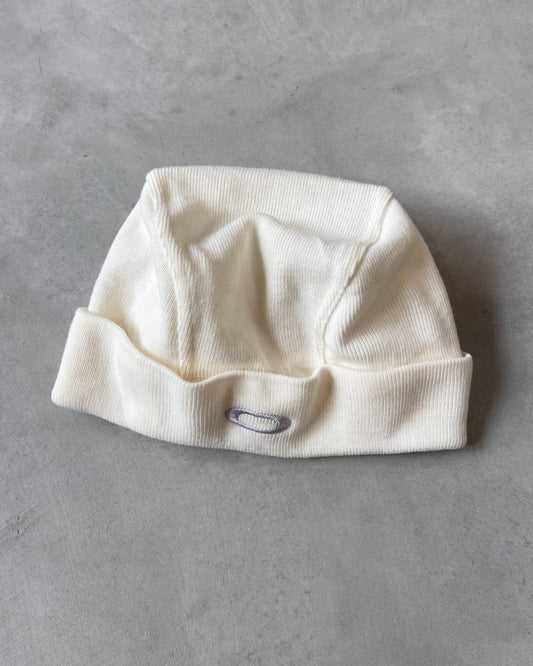 Vintage Oakley White Cream Beanie