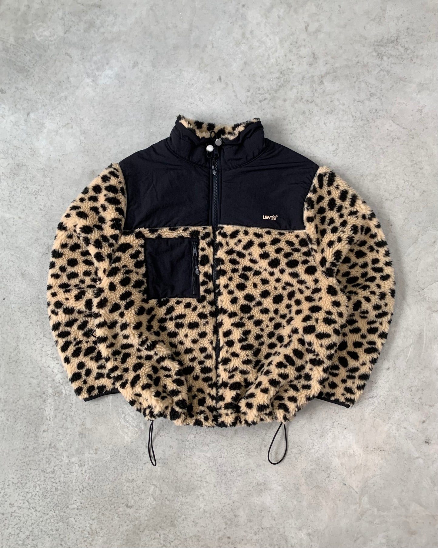 Levi's Leopard Fleece Jacket