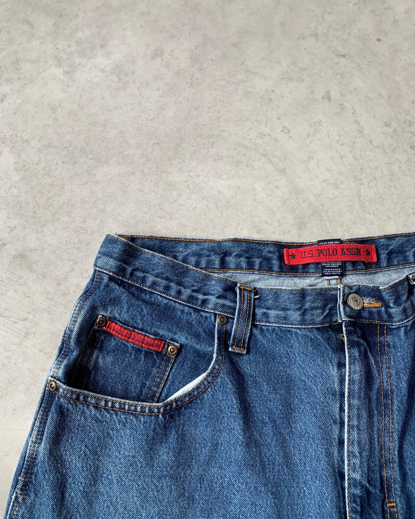 Us Polo Assn Carpenter Baggy Denim Short