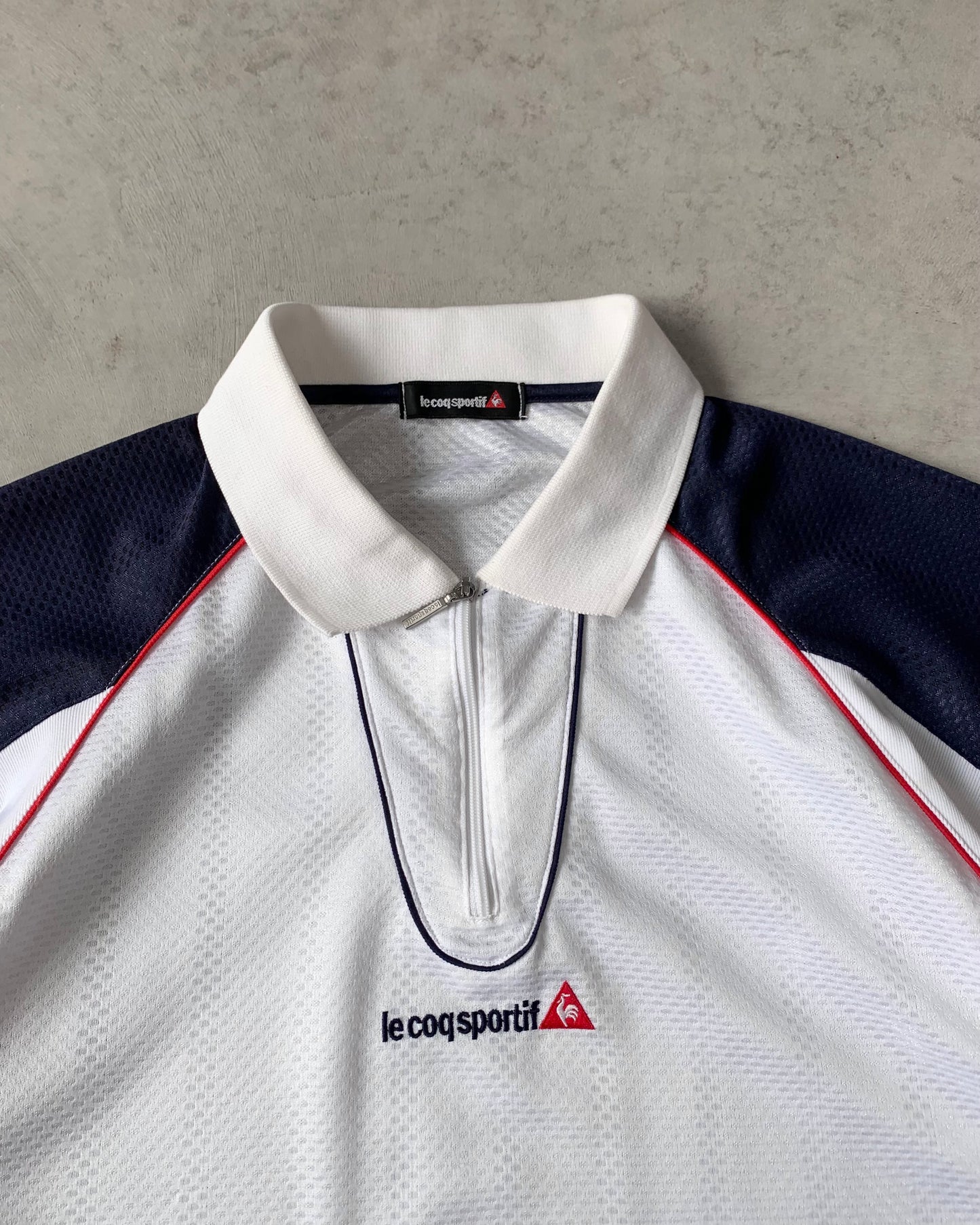 Lecoq Sportif Quarter Zip Poloshirt