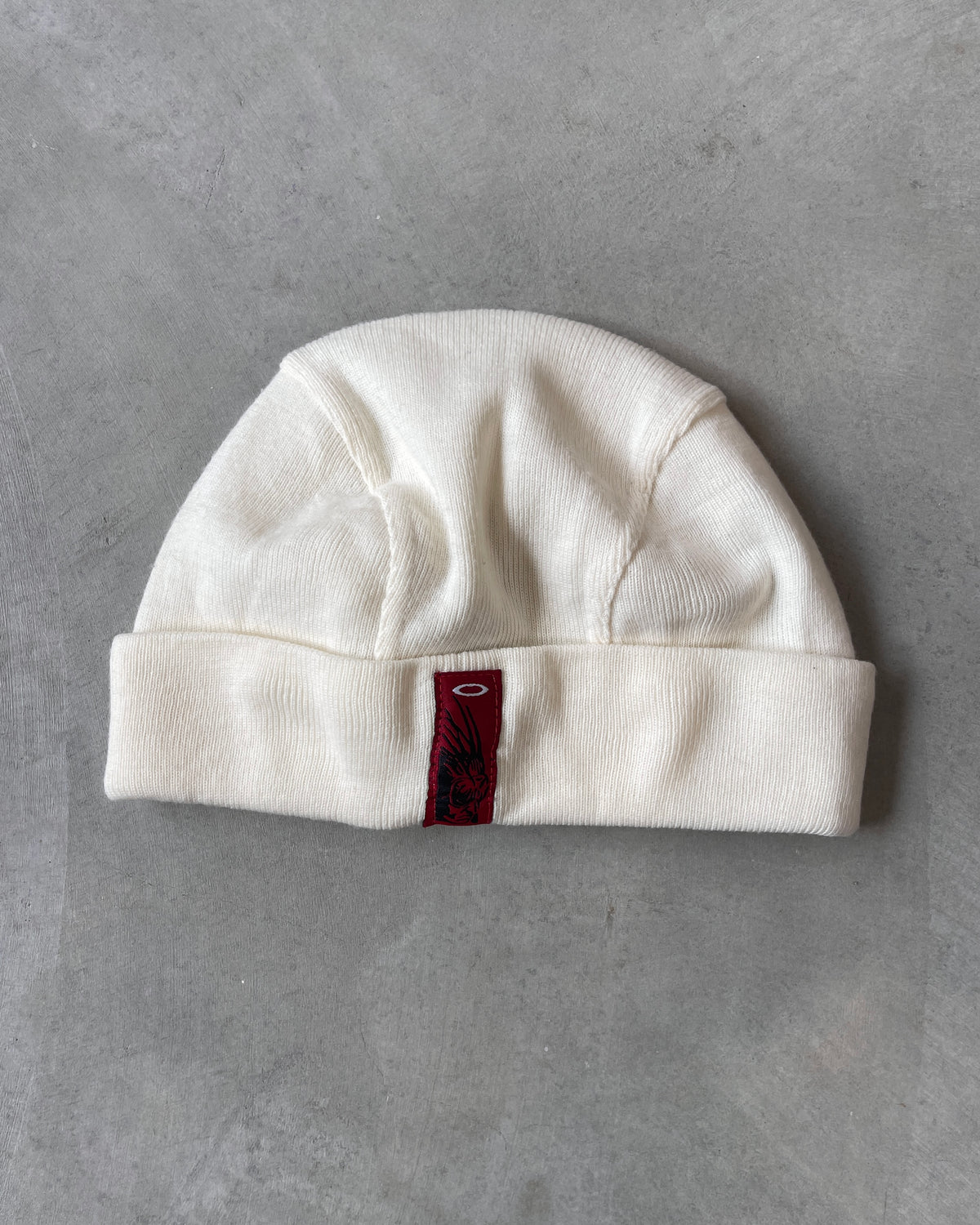 Vintage Oakley White Cream Beanie